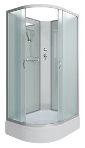 Душевая кабина Niagara NG-33294-14RBK 120x90см серебро/матовое