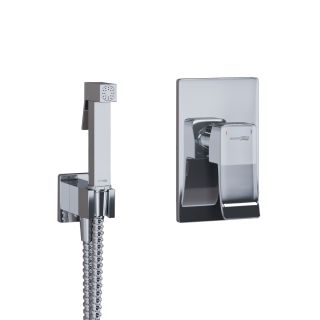 Гигиенический душ со смесителем WasserKRAFT A106156 со шлангом 100 см хром