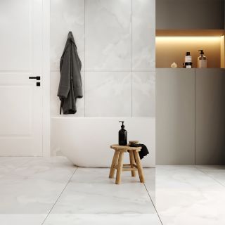 Душевая дверь WasserKRAFT Paar 88H05L-MR 120 см профиль розовое золото стекло зеркальное