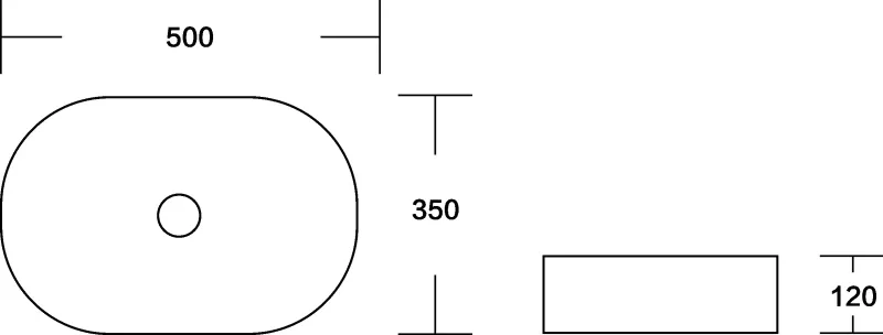 Раковина Milleau Nuage MU0055B-MB черный