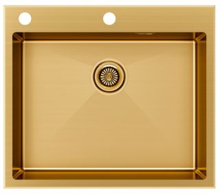 Мойка кухонная Paulmark Kroner-Edge PM775951-BG брашированное золото Мойка кухонная Paulmark Kroner-Edge PM775951-BG брашированное золото