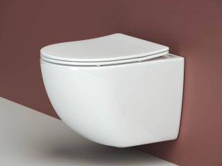 Подвесной унитаз Ceramica Nova Forma CN3009 безободковый белый Подвесной унитаз Ceramica Nova Forma CN3009 безободковый белый