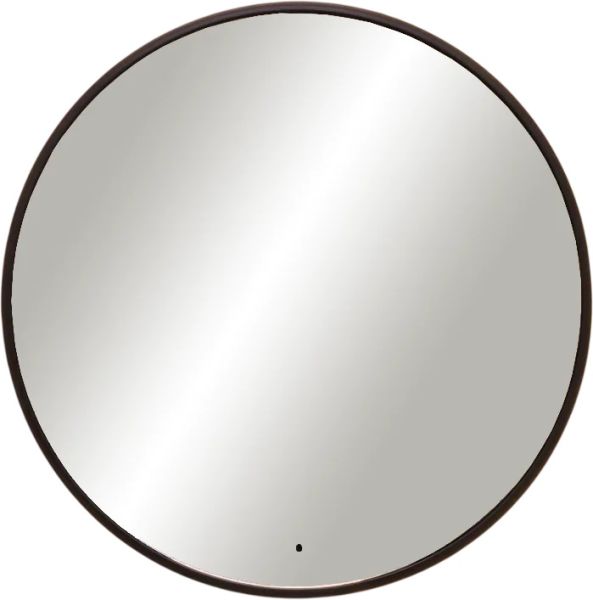 Зеркало с подсветкой ArtMax Asti AM-Ast-800-DS-FNC-Nero 80 см чёрный