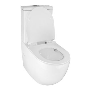 Унитаз-компакт Azario Corsa AZ-2062Т безободковый белый