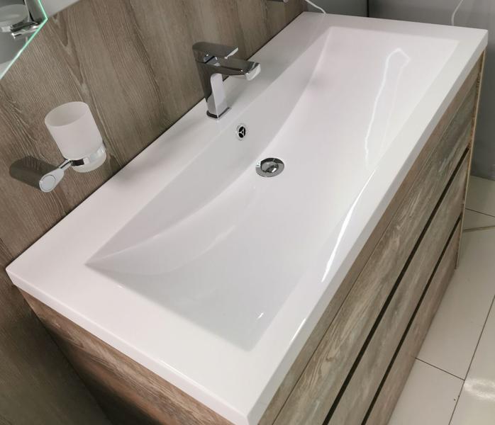 Раковина из искусственного мрамора Art&Max 100см AM-LAV-1000-MR-A