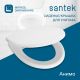 Сиденье Santek Анимо 1WH106897 быстрое снятие микролифт