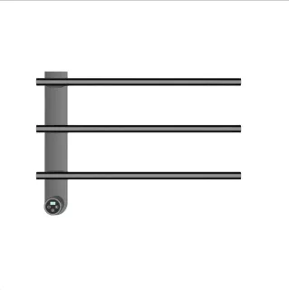 Полотенцесушитель электрический AQUAme AQM3113GM 52x38 см c терморегулятором графит матовый