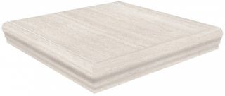 Керамогранит Kerama Marazzi SG157100R\GR Керамическая ступень 40,2x34x0,8 фронтальная Пантеон бежевый светлый