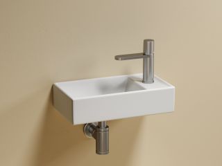 Раковина подвесная Ceramicanova Элемент (Element) CN6051LMW 41 см белый матовый