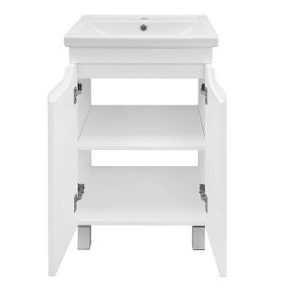 Тумба с раковиной Azario Kantri CS00097247 50 см белый глянец