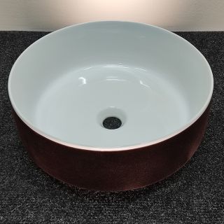 Раковина ArtCeram Cognac COL001 01 65 bianco/testa di moro белый 42 см Раковина ArtCeram Cognac COL001 01 65 bianco/testa di moro белый 42 см