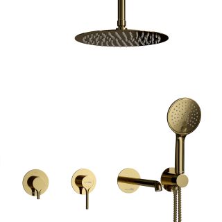 Душевой комплект WasserKRAFT Rhein 9951.99DVR3.234.208.444.197.207.443PG золото