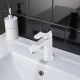 Смеситель для раковины РМС SL123W-001F белый Смеситель для раковины РМС SL123W-001F белый