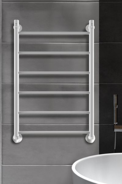 Полотенцесушитель водяной Indigo Line LLW80-50WM 80x50 см белый матовый