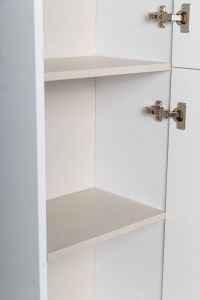 Шкаф подвесной Art&Max Platino 40x150см белый матовый AM-Platino-1500-2A-SO-BM