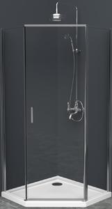 Душевой уголок BelBagno Uno 100см хром UNO-195-P-1-100-C-Cr