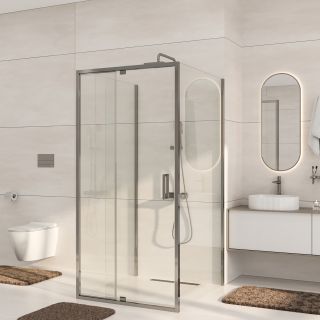 Душевой уголок WasserKRAFT Berkel 48P42 100x100 см профиль хром стекло прозрачное