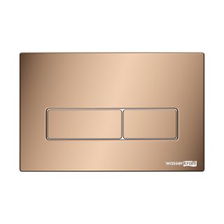 Кнопка смыва WasserKRAFT RG03 розовое золото