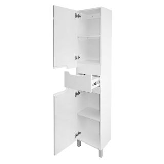 Пенал напольный Azario Kantri CS00097261 левосторонний 40 см белый глянец