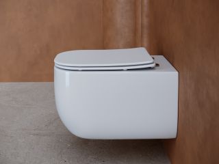 Подвесной унитаз Ceramica Nova Noel CN3013 безободковый белый Подвесной унитаз Ceramica Nova Noel CN3013 безободковый белый