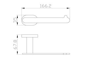 Держатель для туалетной бумаги Wonzon & Woghand First WW-8416-LG золото глянцевое