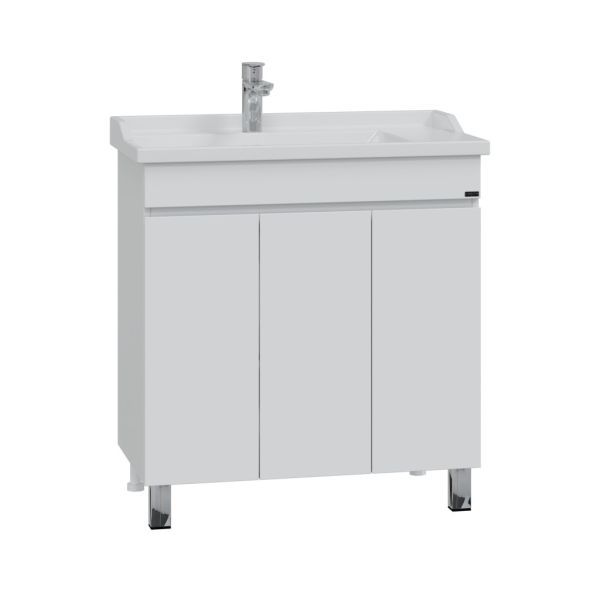Напольная тумба под раковину Санта Марс 700231 80 см белый