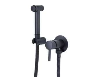 Гигиенический душ со смесителем Bronze de Luxe SCANDI 14512B, черный Гигиенический душ со смесителем Bronze de Luxe SCANDI 14512B, черный