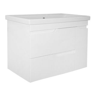 Тумба с раковиной Azario Kantri CS00097253 80 см белый глянец