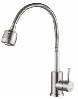 Смеситель для кухни Haiba HB73304 сталь Смеситель для кухни Haiba HB73304 сталь