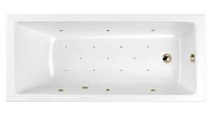 Гидромассажная ванна Whitecross Wave Slim 0111.170070.100.RELAX.BR 170x70см Relax бронза