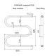 Полотенцесушитель водяной Indigo M MW50-60 3/4 50x60 см хром