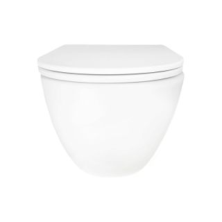 Унитаз подвесной Azario Rumba AZ-5175T-WHT безободковый торнадо белый