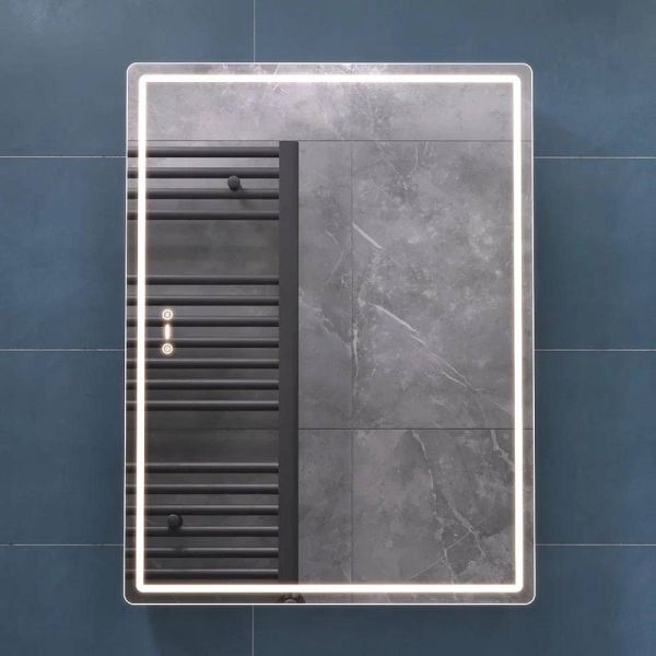 Зеркальный шкаф с подсветкой Vigo Geometry 301 60 см