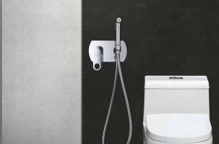 Гигиенический душ со смесителем Rose R205 хром Гигиенический душ со смесителем Rose R205 хром