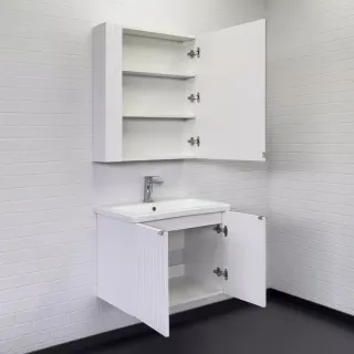 Тумба под раковину Comforty Лима-70П 00-00001284 подвесная белый матовый