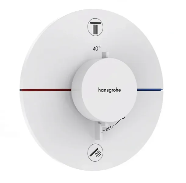Смеситель для душа Hansgrohe ShowerSelect 15554700 белый Смеситель для душа Hansgrohe ShowerSelect 15554700 белый