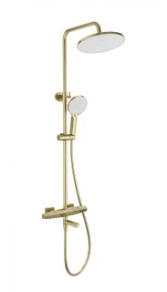 Душевая стойка Wonzon & Woghand Neo WW-B3046-A1-BG с термостатом брашированное золото Душевая стойка Wonzon & Woghand Neo WW-B3046-A1-BG с термостатом брашированное золото