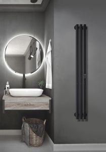 Полотенцесушитель электрический Indigo Style Pro LSPRE120-13BRRt 120x13 см чёрный муар