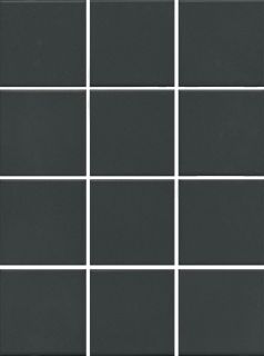 Керамогранит Kerama Marazzi 1333 Агуста черный матовый 30x40x0,7 из 12 частей 9.8x9.8