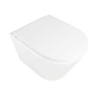 Унитаз-моноблок Azario Songo AZ-5180T-WHT безободковый торнадо белый