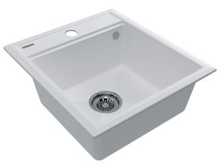 Мойка кухонная Paulmark Stepia PM114651-WH белый Мойка кухонная Paulmark Stepia PM114651-WH белый
