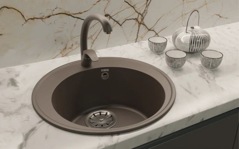 Кухонная мойка Ulgran Quartz Nora 485-05 бетон