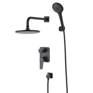 Душевой комплект Lemark Бронкс LM3729BL чёрный