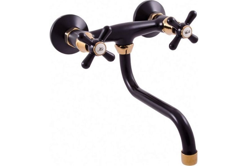 Смеситель для кухни Rav Slezak Morava Retro MK101.5/21CMATZ черный бронза