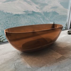 Ванна прозрачная Vincea VBT-6T01BR, янтарь
