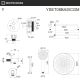 Душевой комплект Whitecross Y YSET08BASICGM оружейная сталь