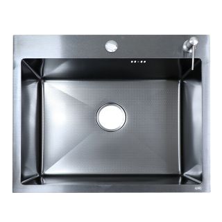 Кухонная мойка Azario Nicole AZB5050H 50 см чёрный соты