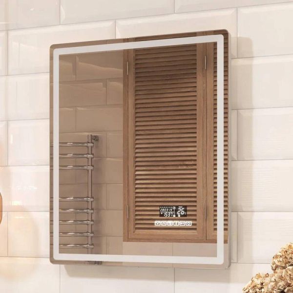 Зеркало с подсветкой Vigo Geometry Media voice 044 60 см