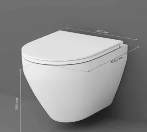 Комплект унитаза с инсталляцией AM.PM Spirit V2.0 IS100138.701700 сиденье микролифт