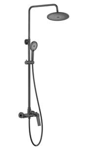 Душевая стойка Shevanik S8336T оружейная сталь